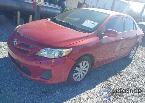 2012 Toyota Corolla Le z USA, uszkodzony, nr VIN 5YFBU4EEXCP013647
